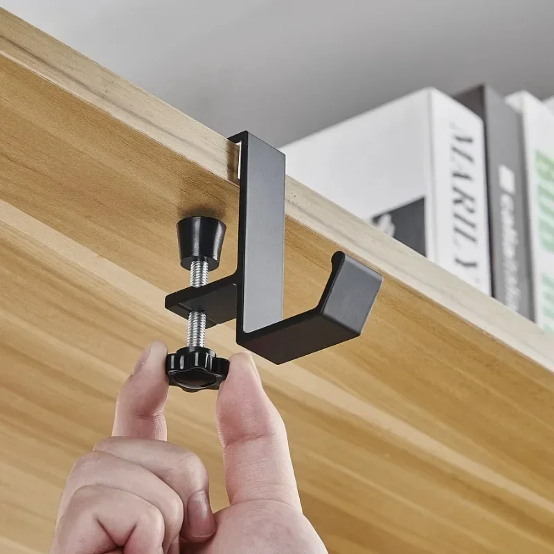 Desk Setup Organization - 1/2pc Adjustable Desk Edge Hook Gaming