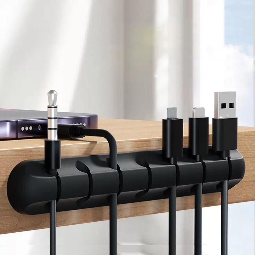 Desk Setup Pegboard - Multi-Use Adhesive Cable Clips – Desktop