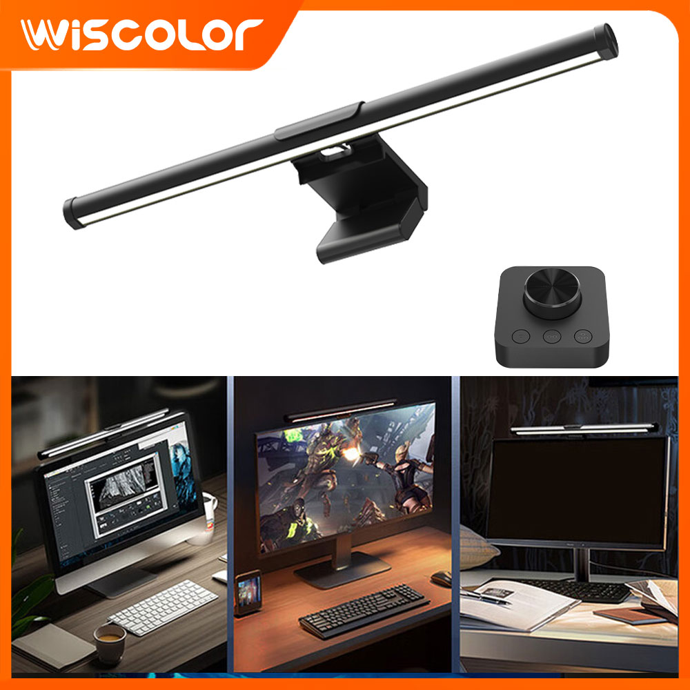 Desk Setup No Monitor - Setup Dimming Monitor Light Bar LED