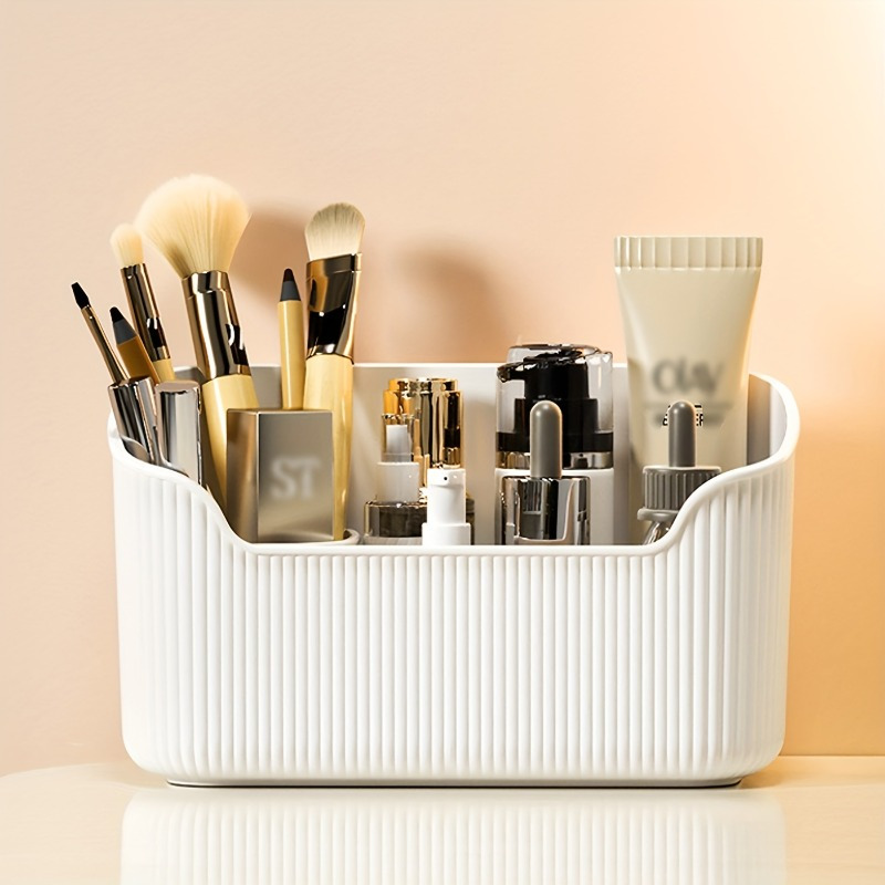 Desk Setup Productivity - 1PC Cosmetic Storage Box, Beveled Desktop