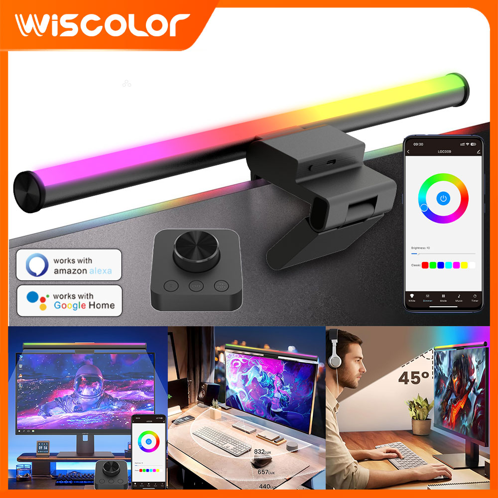 Desk Setup No Monitor - Screen Hanging Lamp Monitor Light Bar