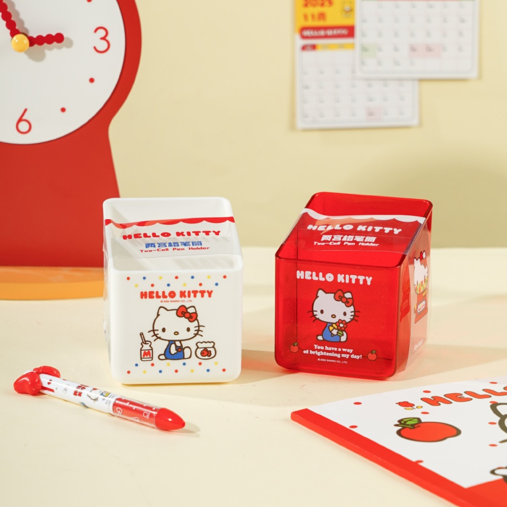 Desk Setup Organization - Genuine Sanrio Kawaii Pen Holder Hello