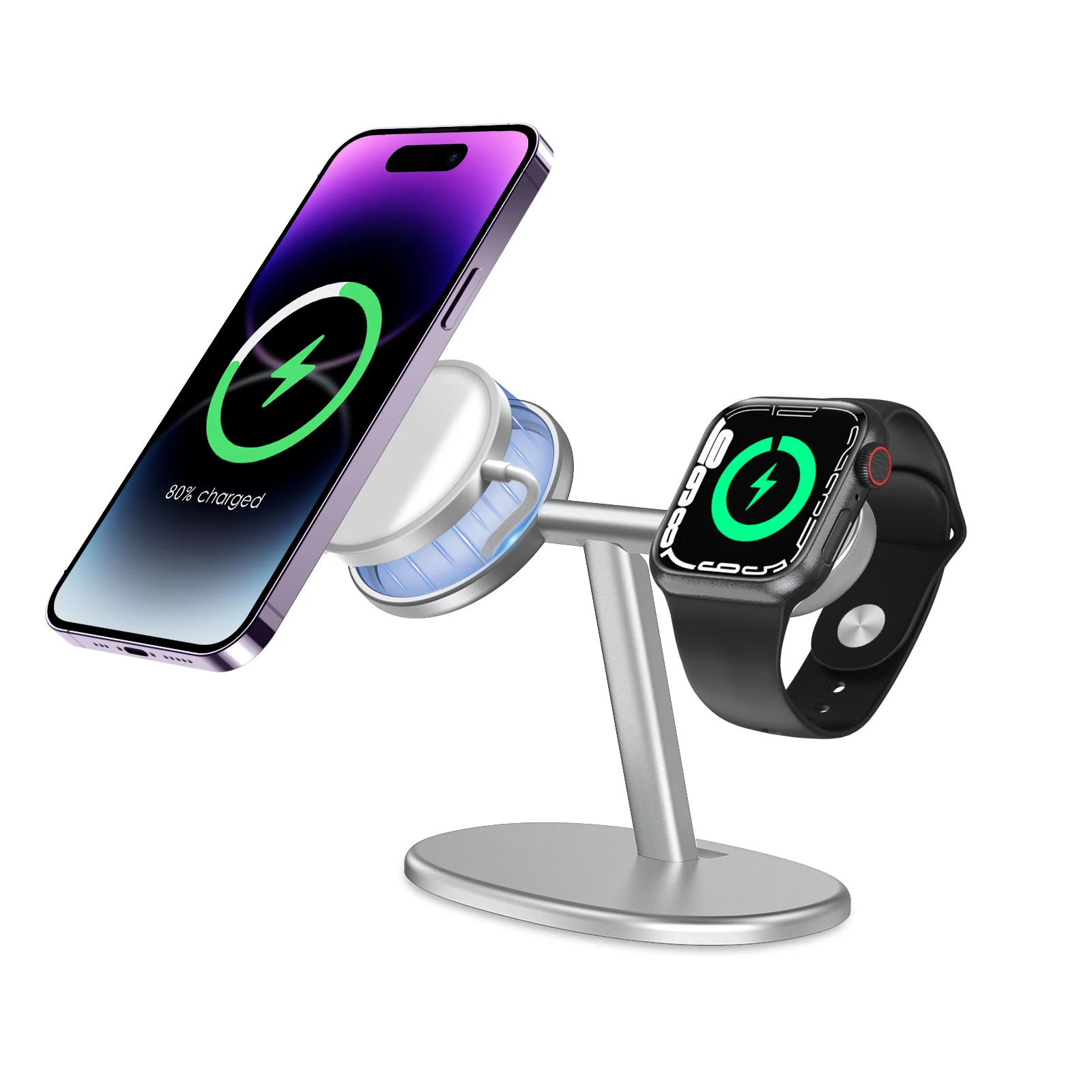 Desk Setup Apple - EWA 2-in-1 Desktop Phone Stand Desk