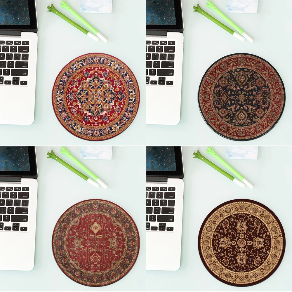 Desk Setup Pegboard - Persian Carpet Office Rug Computer Mouse