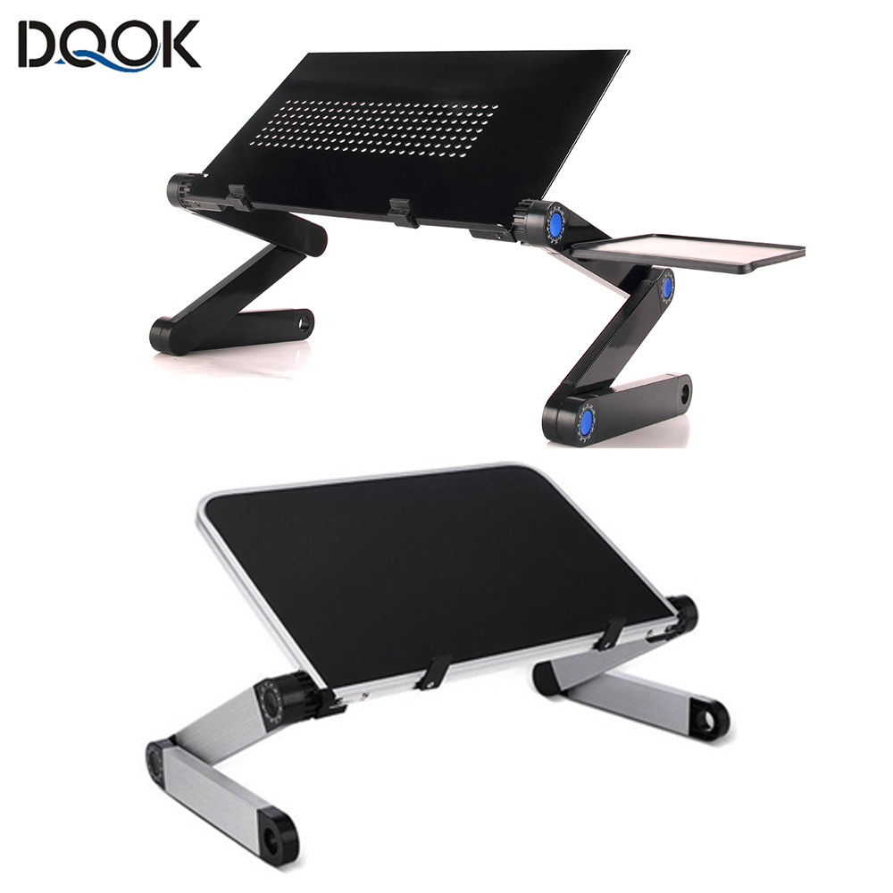 Desk Setup For Laptop - Adjustable Laptop Desk Stand Portable Aluminum
