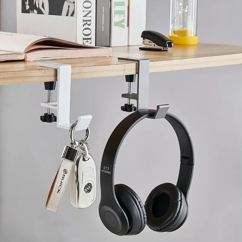 1/2pc Adjustable Desk Edge Hoo - Desk Setup Organization 评论和价格