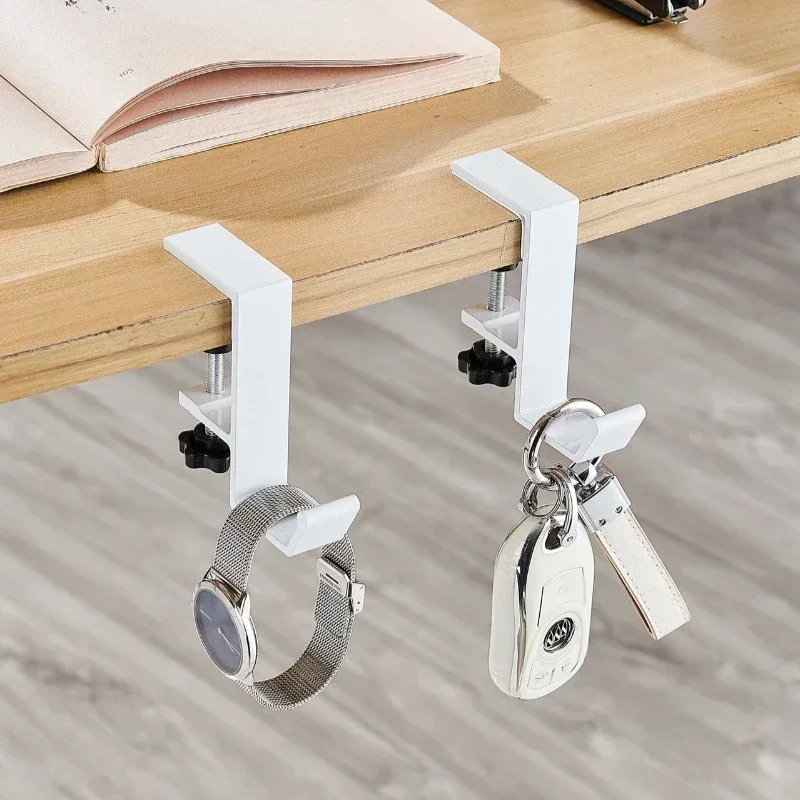1/2pc Adjustable Desk Edge Hoo - Desk Setup Organization 评论和价格