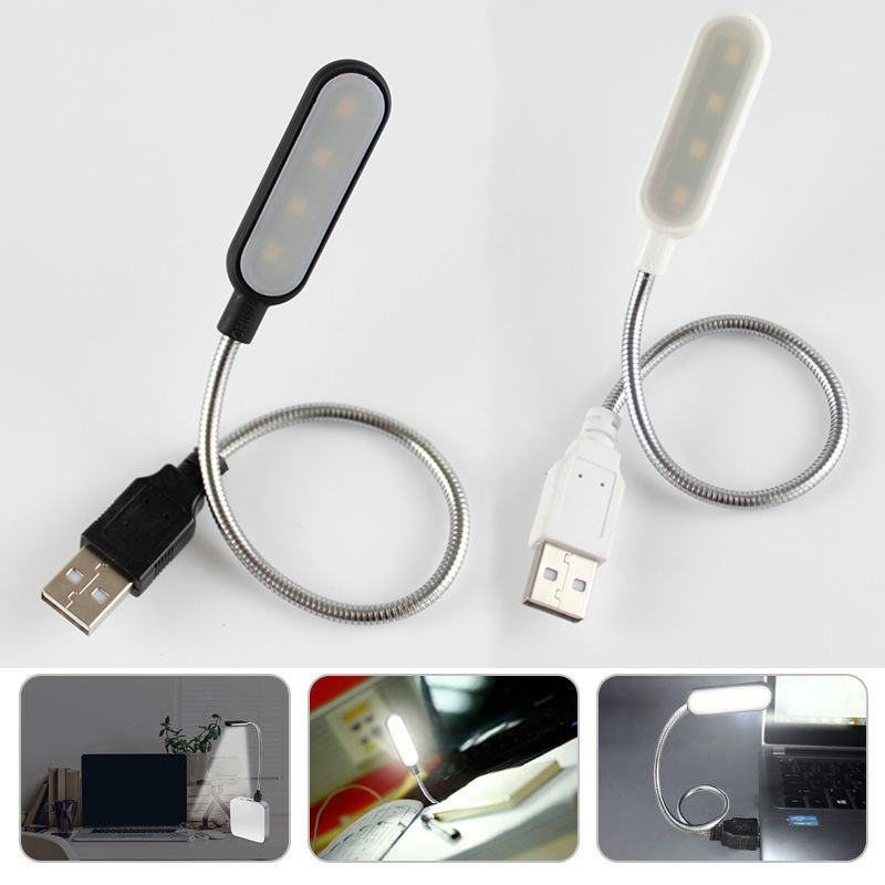 Mini 4 LED Book Lamp Portable  - Desk Setup For Laptop 评论和价格
