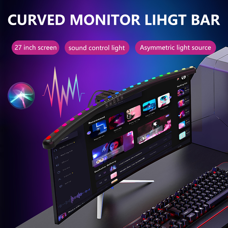 RGB Light Bar Monitor Smart Wi - Desk Setup No Monitor 评论和价格