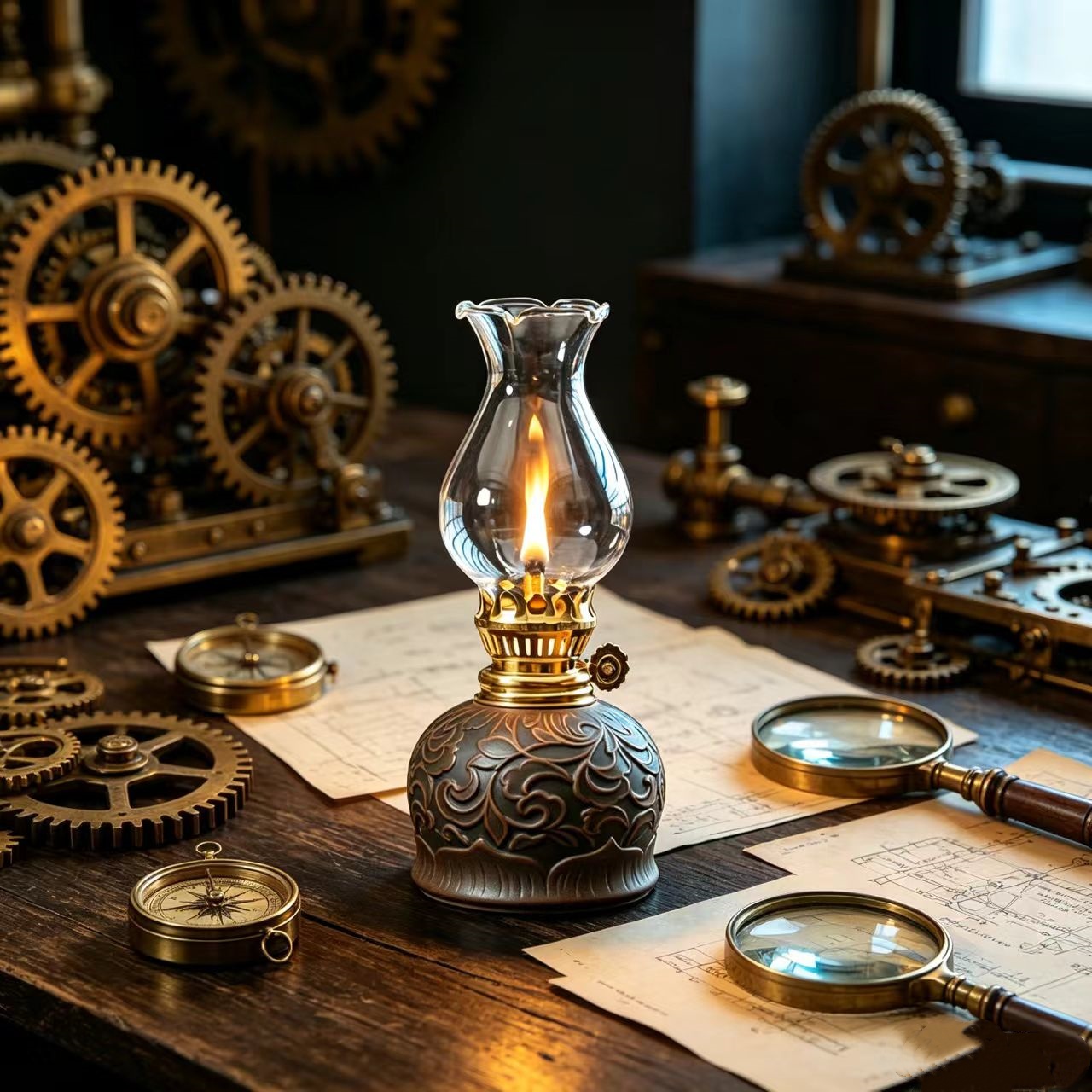 Vintage Adjustable Lamp, Hand  - Desk Setup Vintage 评论和价格