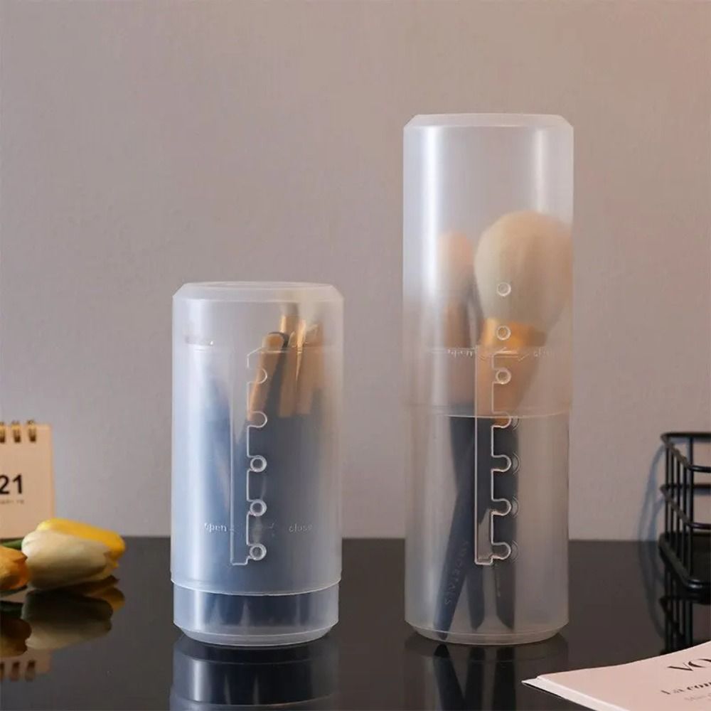 Portable Transparent Makeup Br - Desk Setup Organization 评论和价格