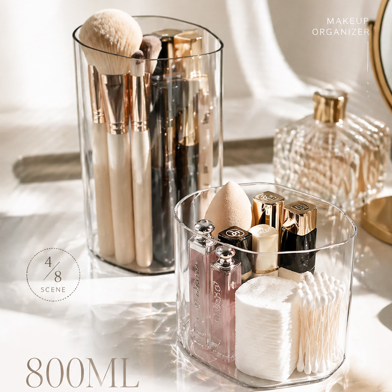 Makeup Brush Holder, Large Cap - Desk Setup Organization 评论和价格