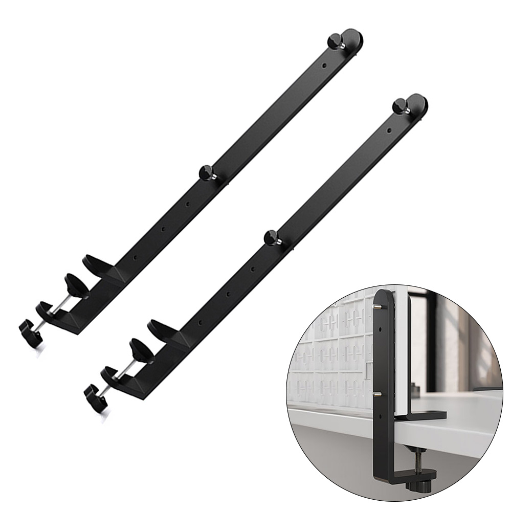 2pcs Extended Desk Clamp Naill - Desk Setup Pegboard 评论和价格