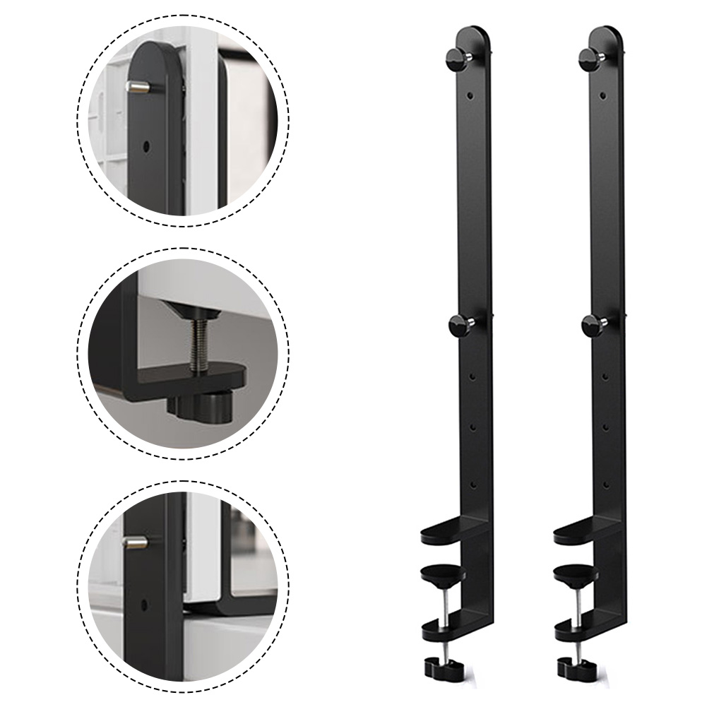 2pcs Extended Desk Clamp Naill - Desk Setup Pegboard 评论和价格