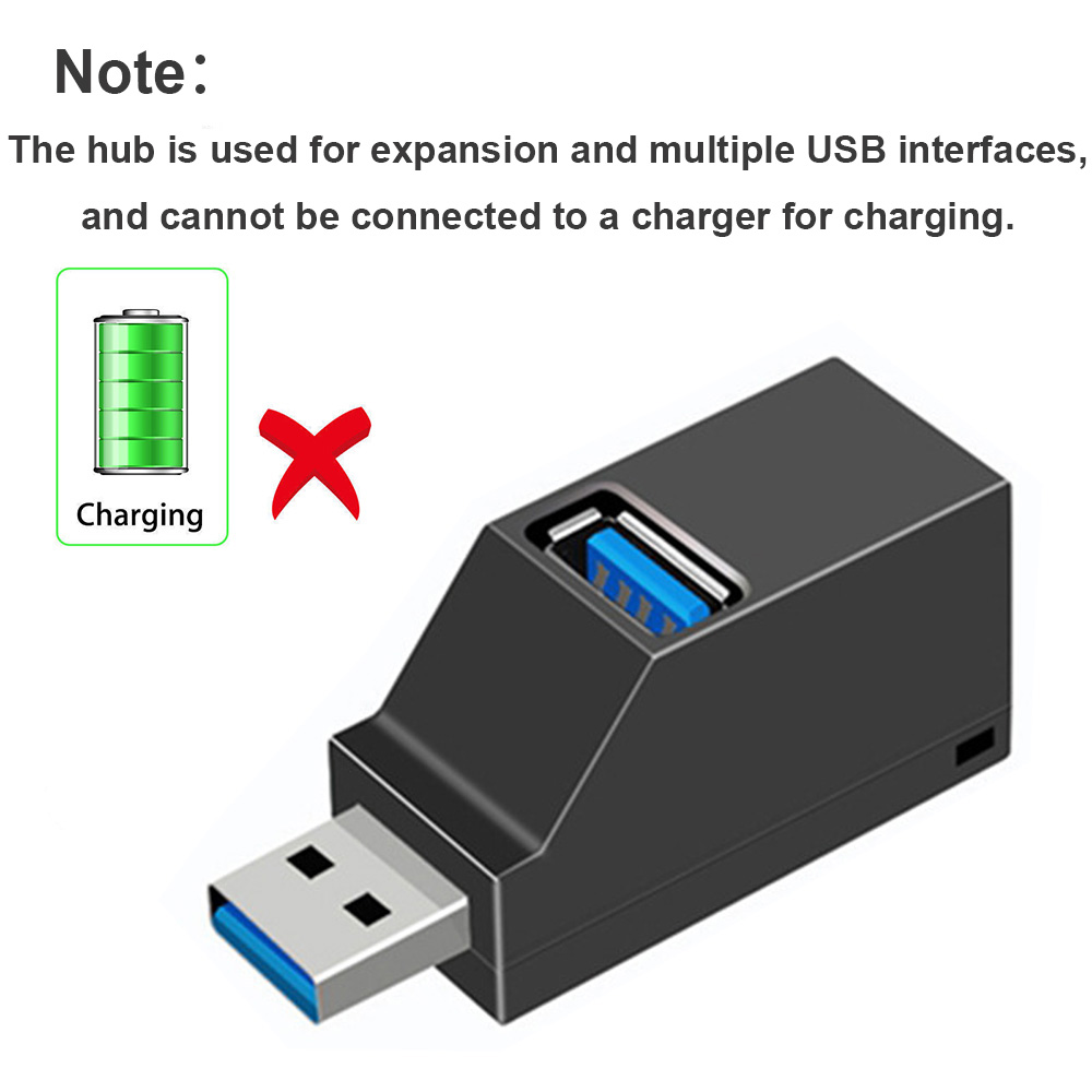 USB HUB Adapter Mini Splitter  - Desk Setup Pegboard 评论和价格