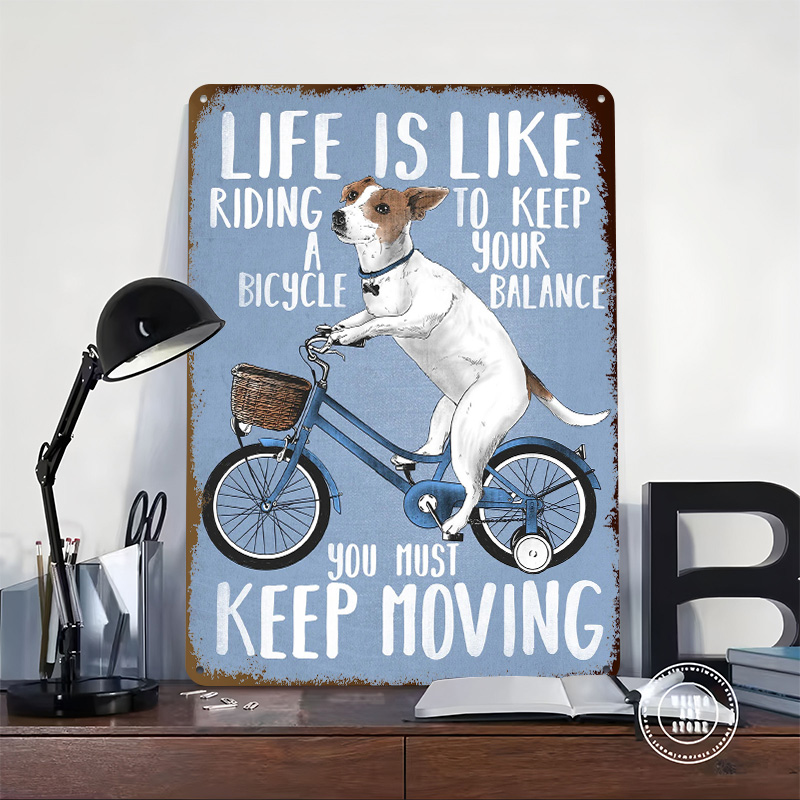 Life Is Like Riding a Bicy Met - Desk Setup Vintage 评论和价格
