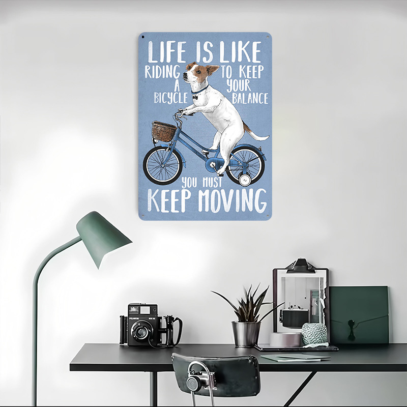 Life Is Like Riding a Bicy Met - Desk Setup Vintage 评论和价格