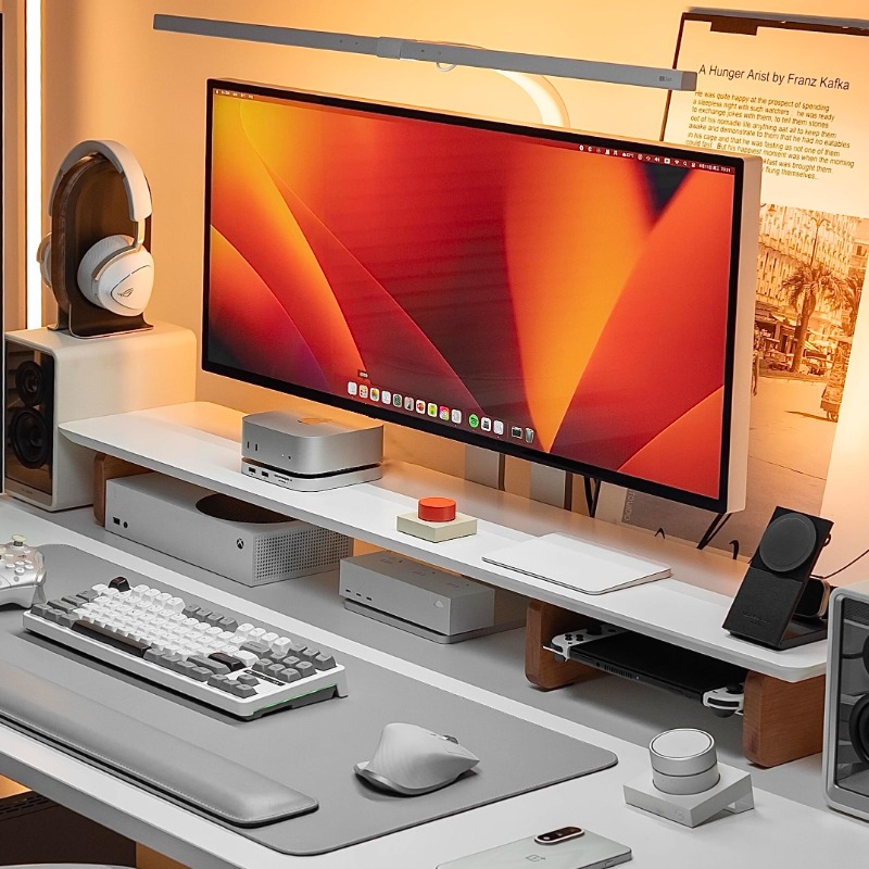 Modern Monitor Riser Stand Erg - Desk Setup For Laptop And Monitor 评论和价格
