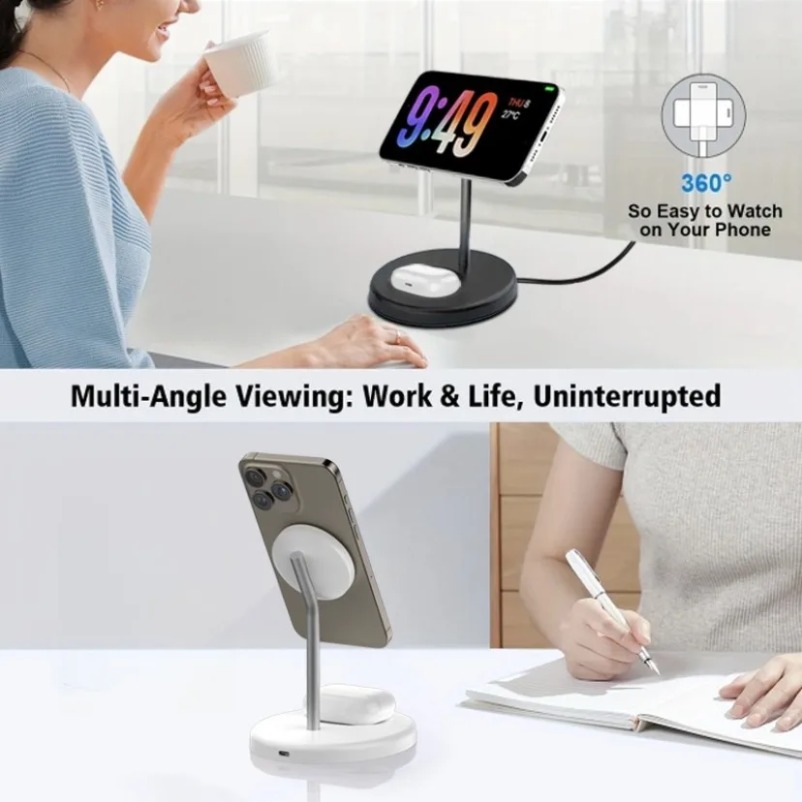 2 in 1 Fast Charging Station D - Desk Setup Apple 评论和价格