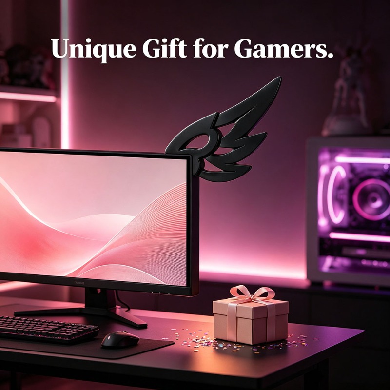 Kawaii 3D Wing Decor for Compu - Desk Setup No Monitor 评论和价格