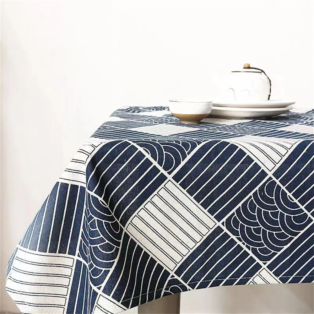 Ins Tablecloth Cotton Linen Ar - Desk Setup Wallpaper 评论和价格