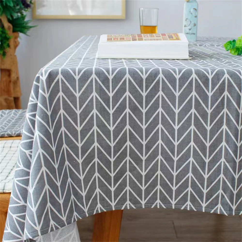 Ins Tablecloth Cotton Linen Ar - Desk Setup Wallpaper 评论和价格