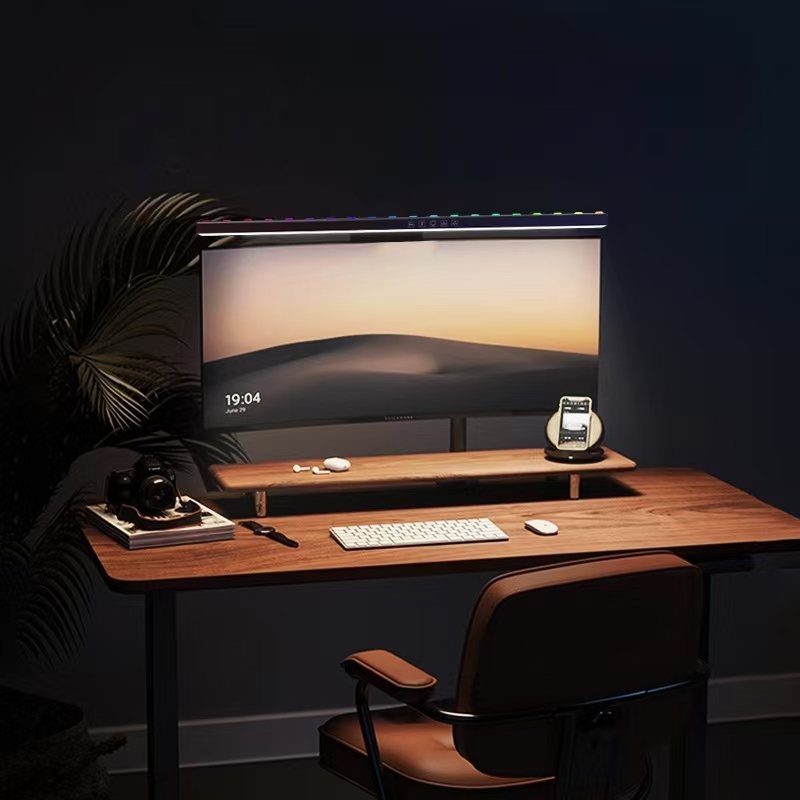 LED Monitor Light Hanging Desk - Desk Setup No Monitor 评论和价格
