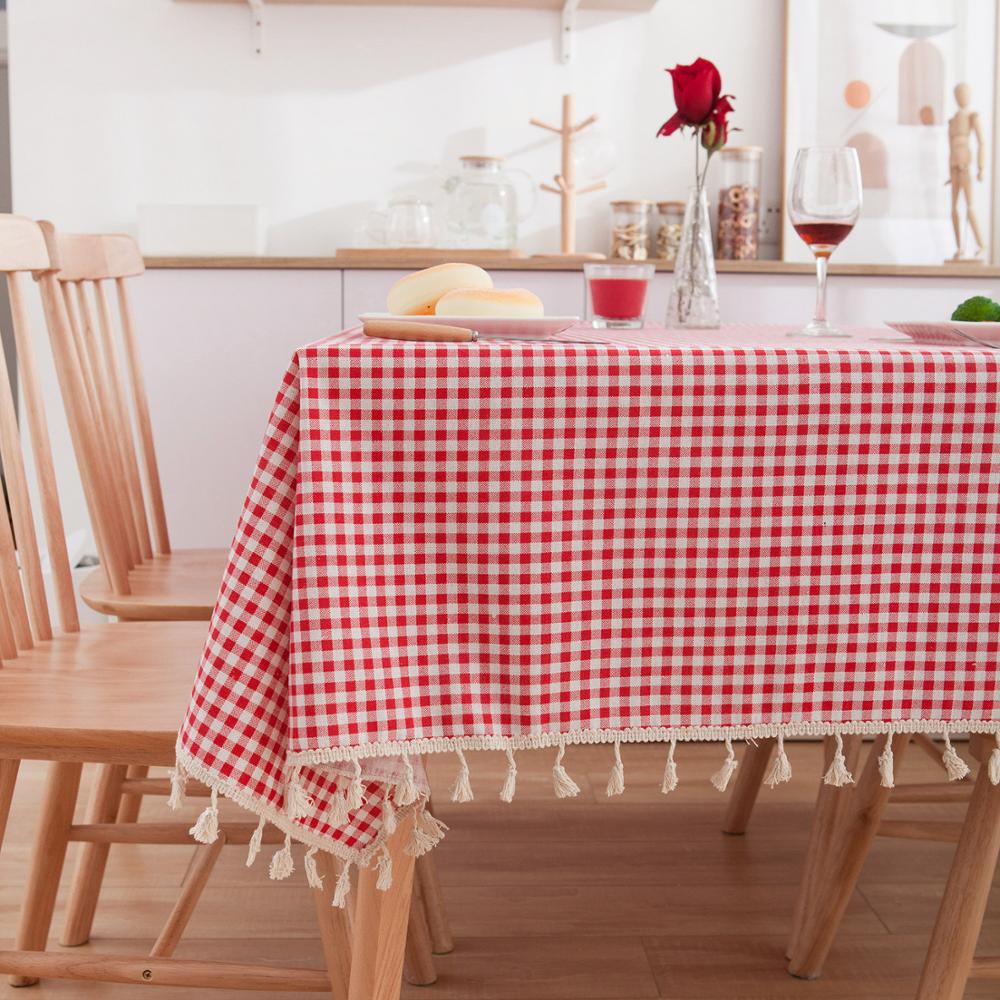 Pastoral Red and White Plaid T - Desk Setup Wallpaper 评论和价格