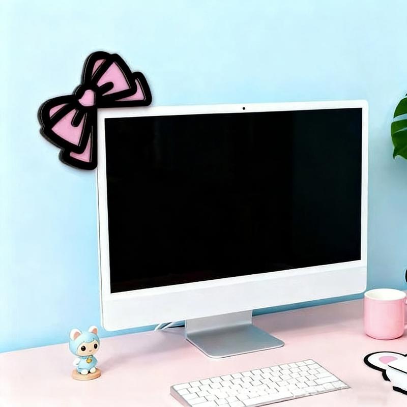 New 1/2Pcs Wooden Bowknot PC A - Desk Setup Pegboard 评论和价格
