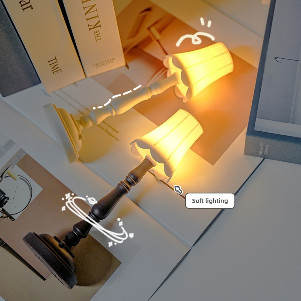 Vintage LED Night Light - Euro - Desk Setup Vintage 评论和价格