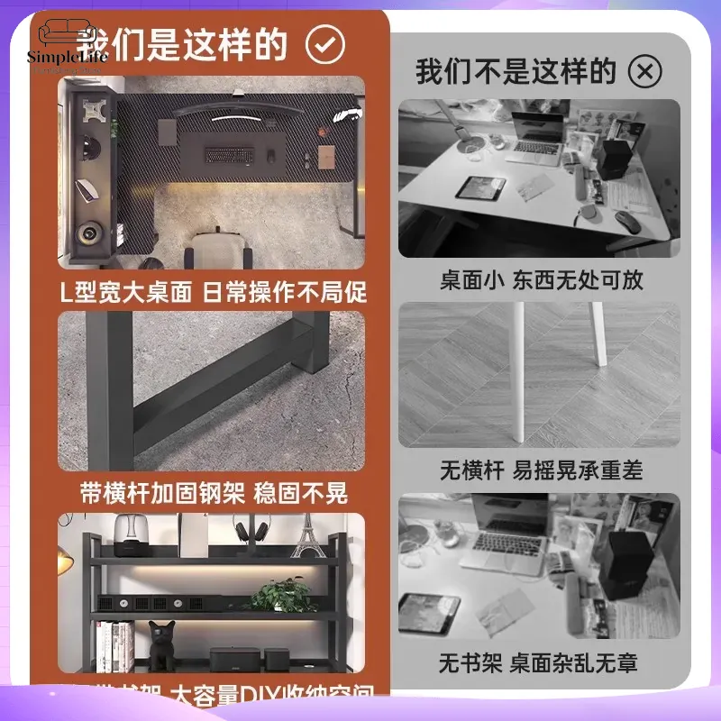 Corner Gaming Desk Computer De - Desk Setup For Laptop And Monitor 评论和价格