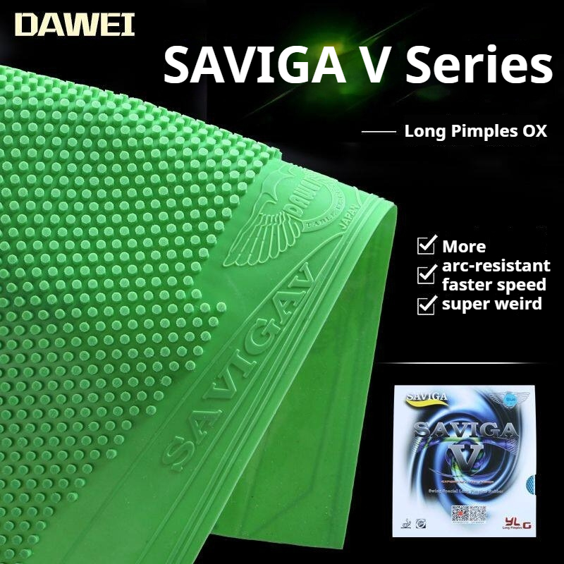 Table Tennis Rubber DAWEI SAVI - Desk Setup Green 评论和价格