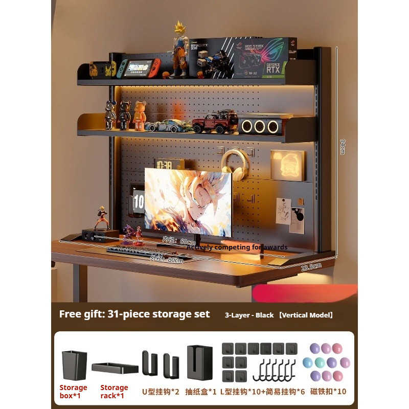 Clamp on Desk Shelf with Pegbo - Desk Setup Productivity 评论和价格