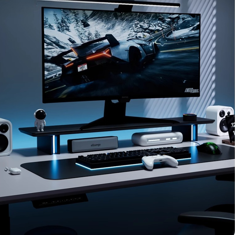 RGB Monitor Stand Ergonomic Co - Desk Setup No Monitor 评论和价格