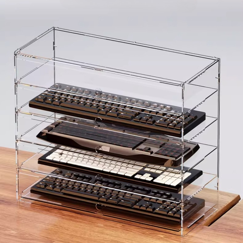 Premium Clear Acrylic Dustproo - Desk Setup Pegboard 评论和价格