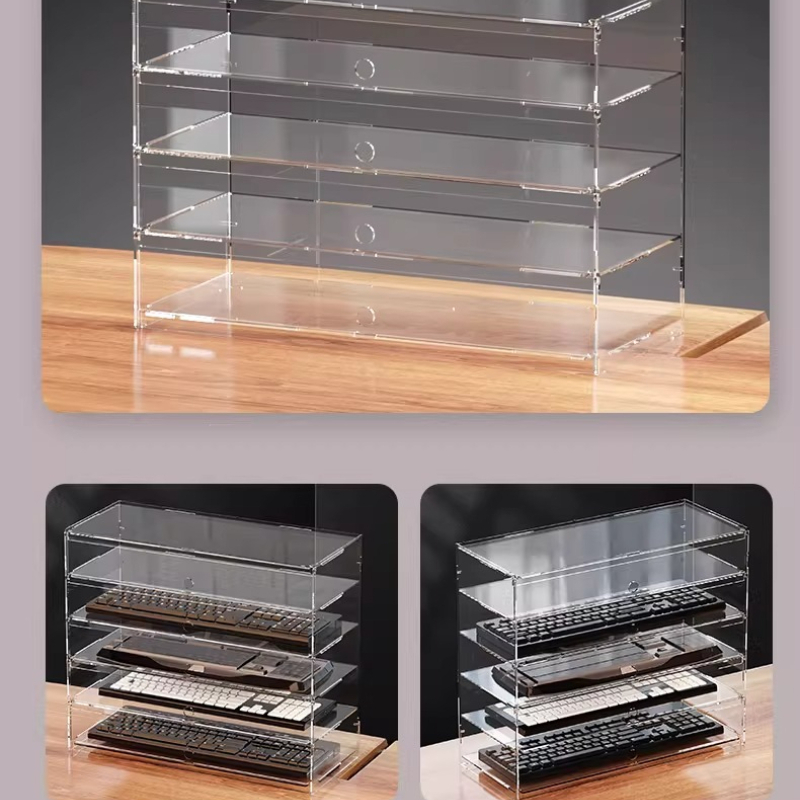 Premium Clear Acrylic Dustproo - Desk Setup Pegboard 评论和价格