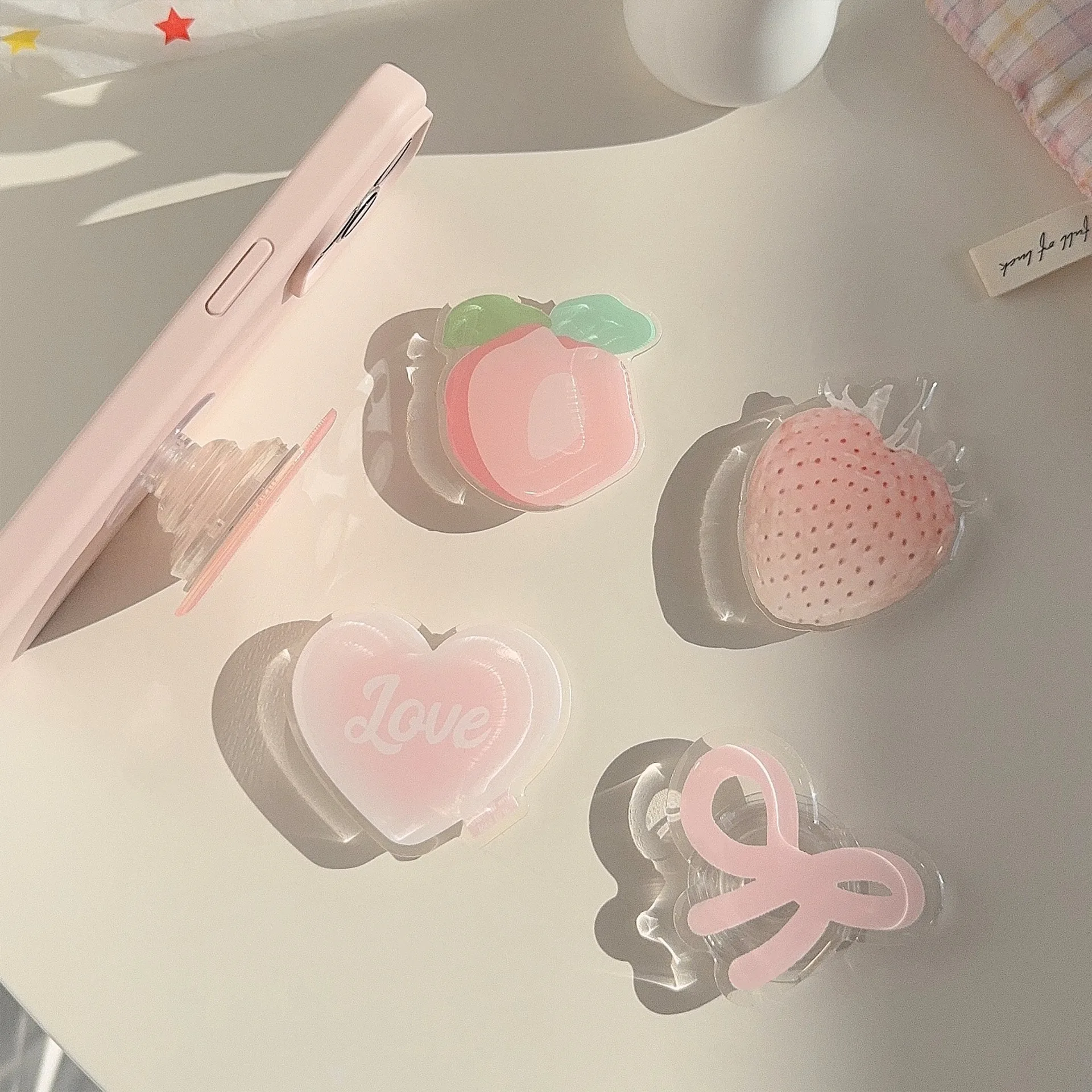 Ins Korea Girly Phone Stand Cu - Desk Setup Apple 评论和价格