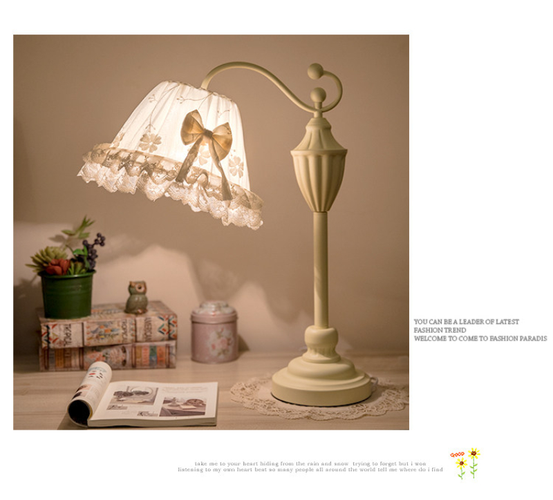 Princess Fabric Table Lamps fo - Desk Setup Wallpaper 评论和价格