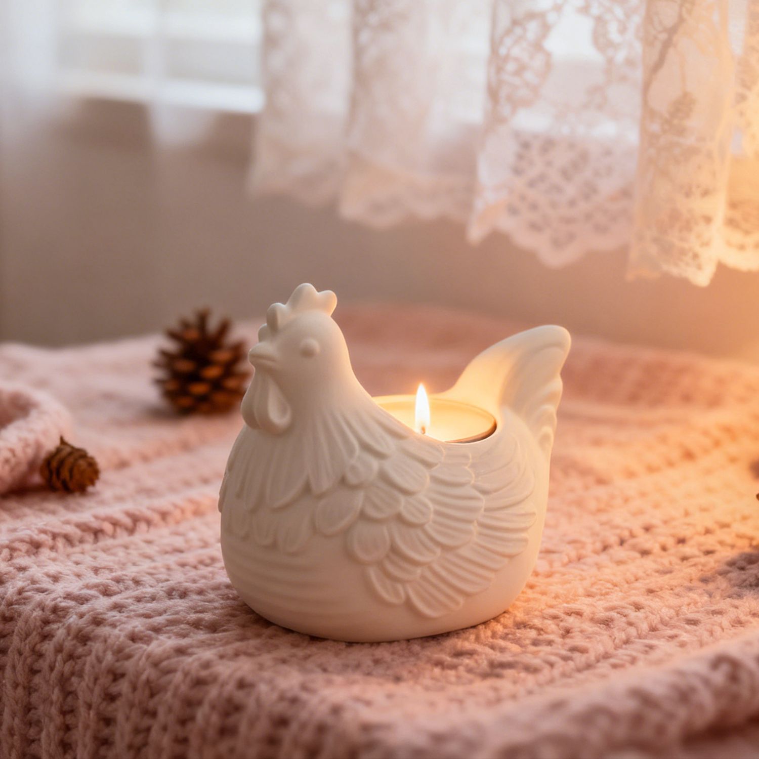 DIY 3D Little Chicken Candle H - Desk Setup Organization 评论和价格