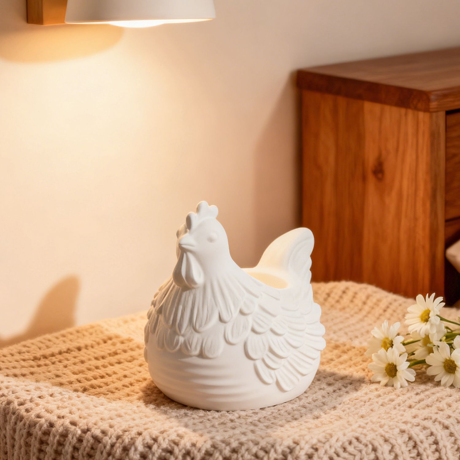 DIY 3D Little Chicken Candle H - Desk Setup Organization 评论和价格