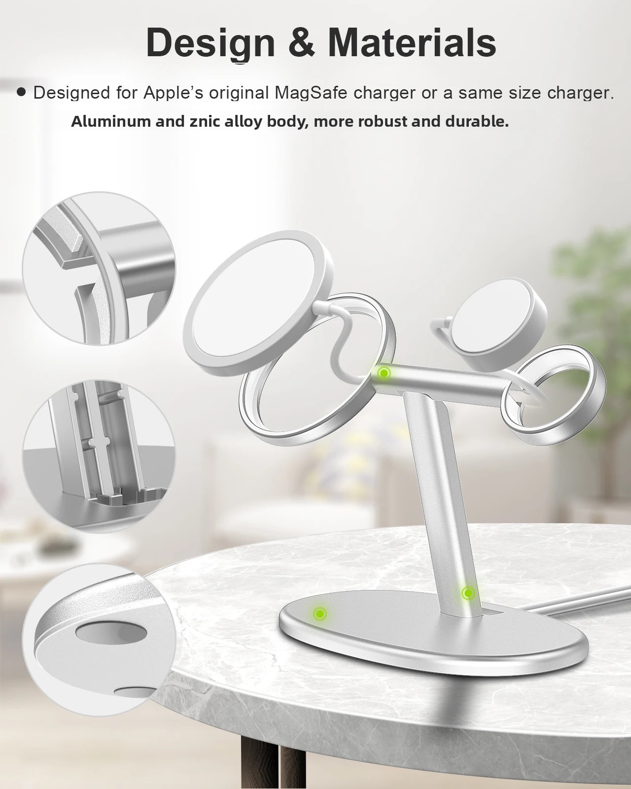 EWA 2-in-1 Desktop Phone Stand - Desk Setup Apple 评论和价格