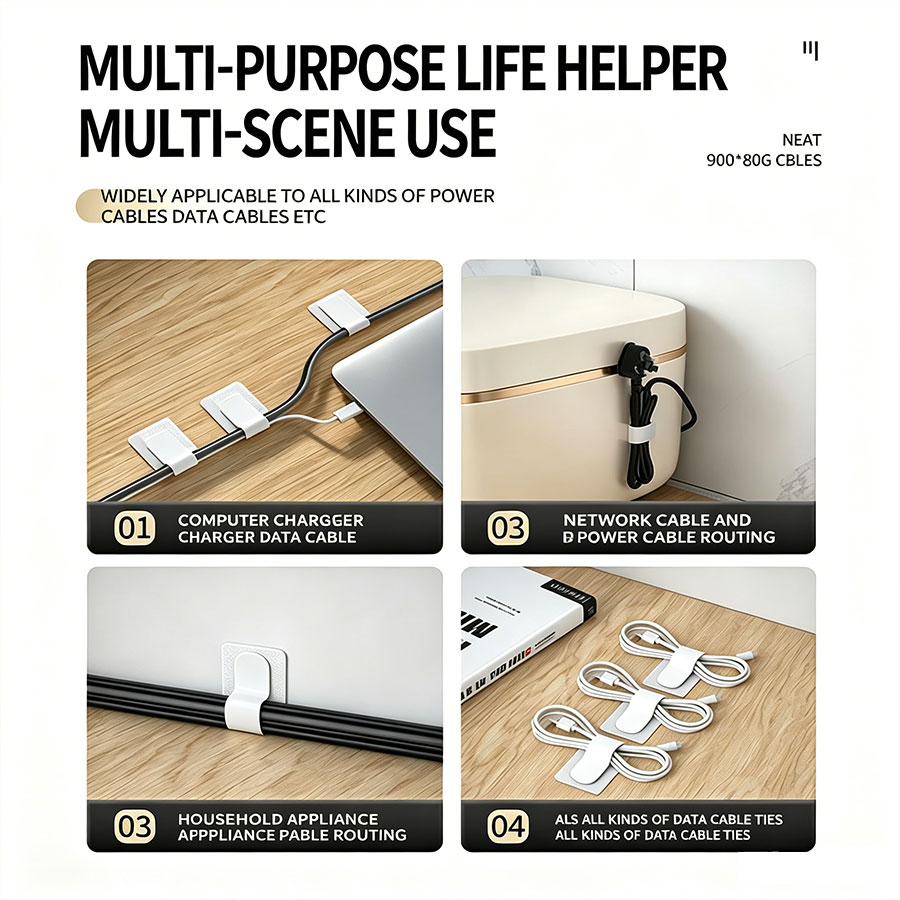 10pcs， Velcro cable organizer, - Cable Velcro Strap 评论和价格
