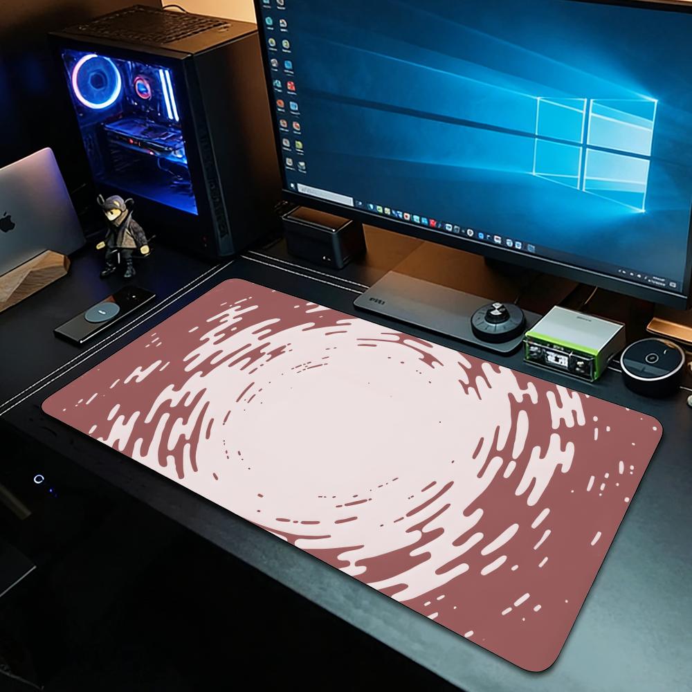Grey Circular Ripple Fluid Tex - Desk Setup Grey 评论和价格