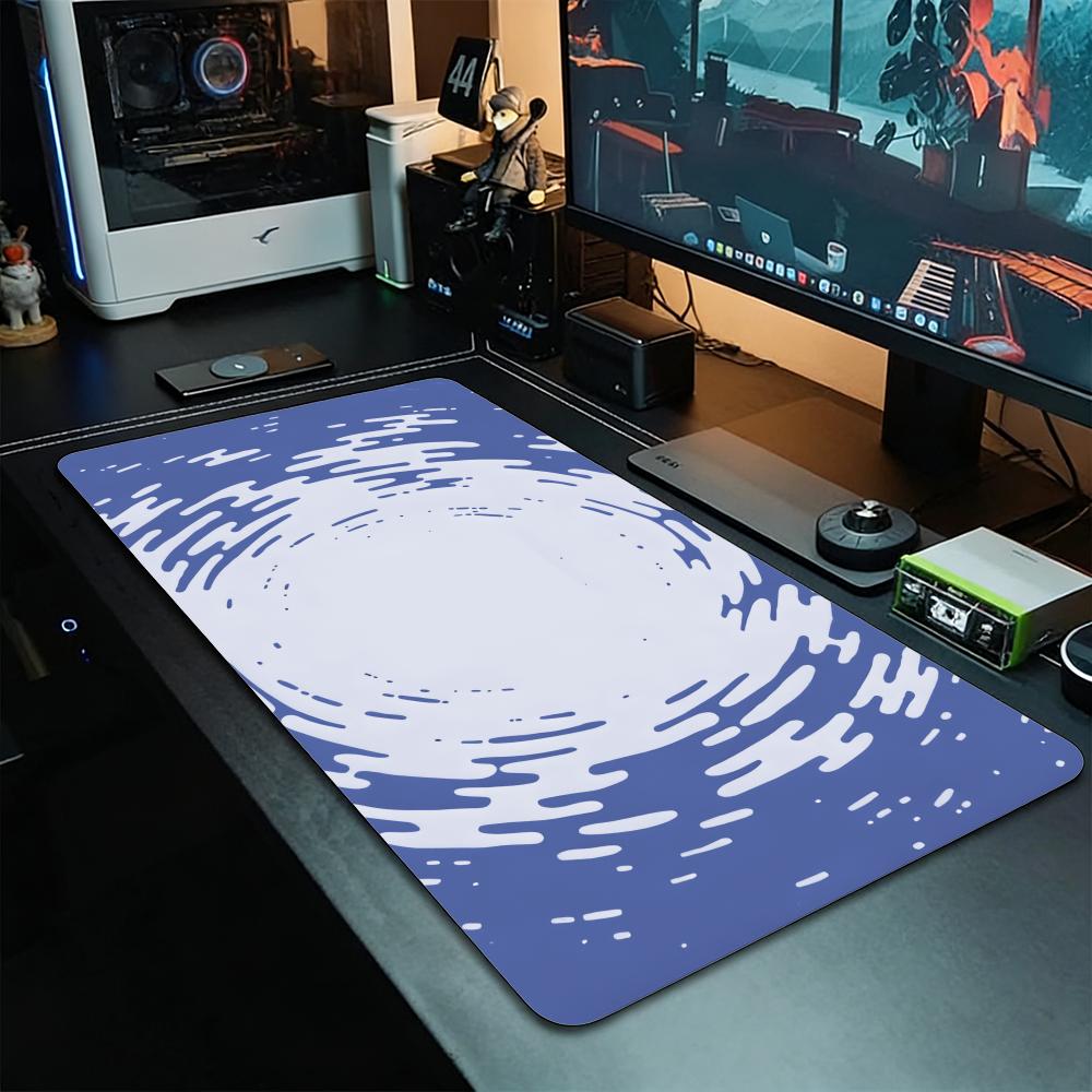 Grey Circular Ripple Fluid Tex - Desk Setup Grey 评论和价格