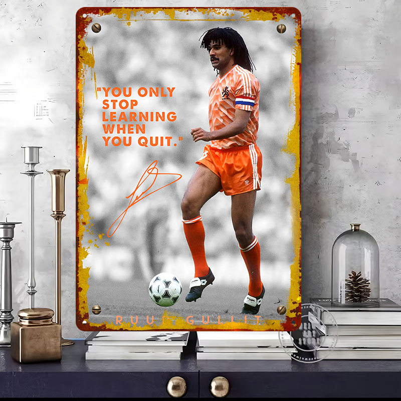 Ruud Gullit Football Player Wa - Desk Setup Vintage 评论和价格
