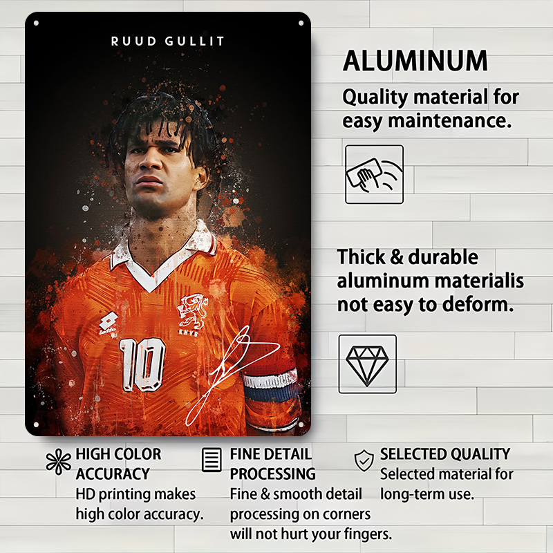 Ruud Gullit Football Player Wa - Desk Setup Vintage 评论和价格