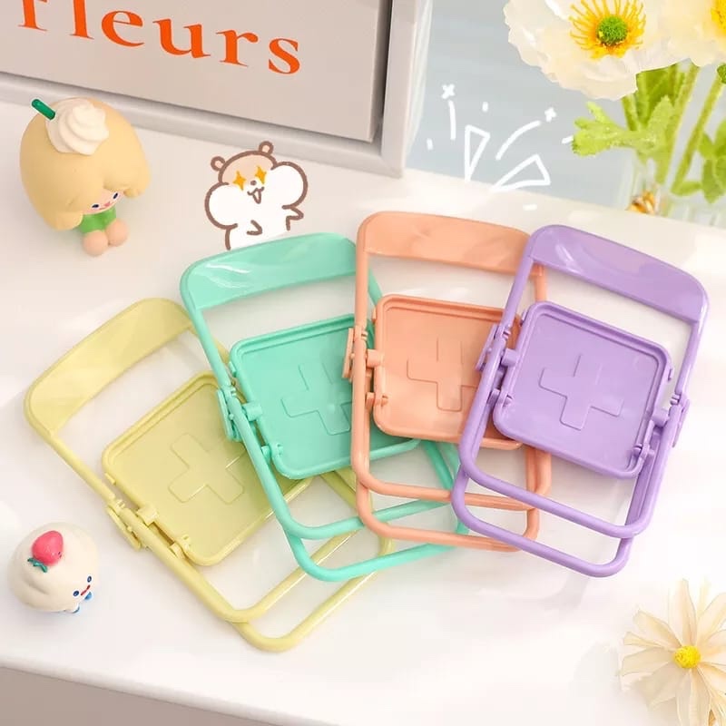Cute Chair Phone Holder Stand  - Desk Setup Organization 评论和价格