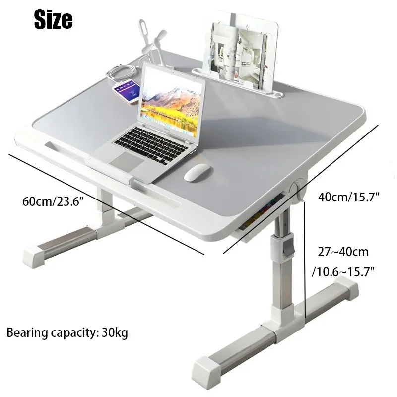 Laptop Bed Tray Table Adjustab - Desk Setup For Laptop 评论和价格