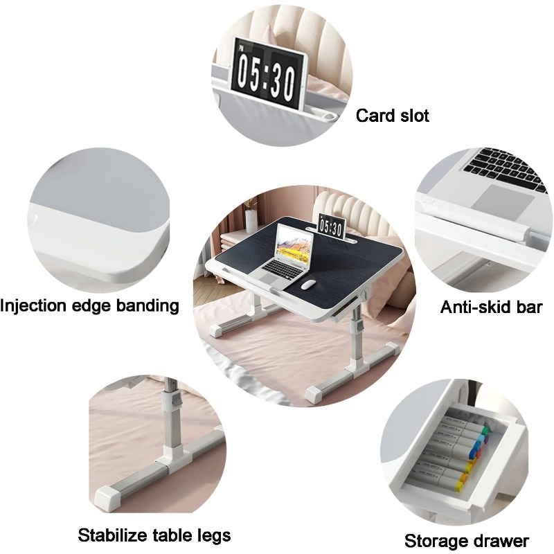 Laptop Bed Tray Table Adjustab - Desk Setup For Laptop 评论和价格