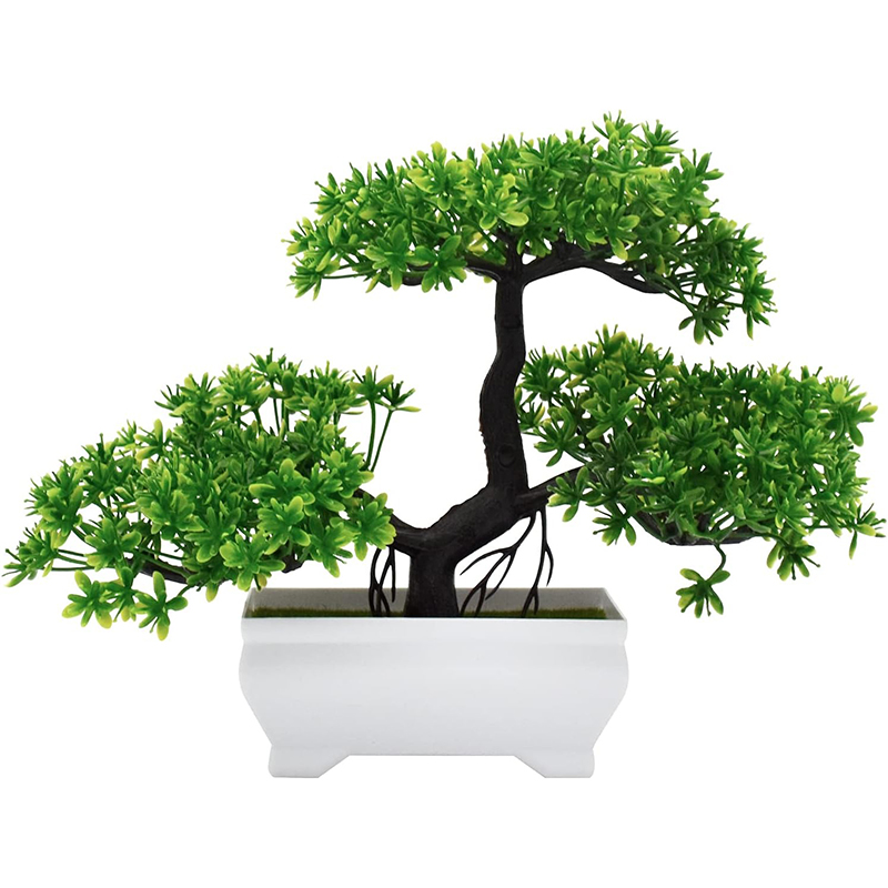 Artificial Bonsai Plastic Bion - Desk Setup Green 评论和价格